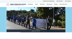 Desktop Screenshot of gnc.org.zm