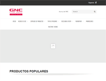 Tablet Screenshot of gnc.cr