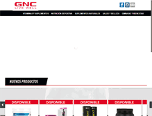 Tablet Screenshot of gnc.com.sv