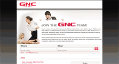 Desktop Screenshot of gnc.jobs
