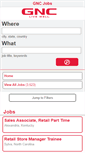 Mobile Screenshot of gnc.jobs